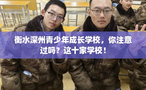 衡水深州青少年成长学校，你注意过吗？这十家学校！