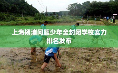 上海杨浦问题少年全封闭学校实力排名发布