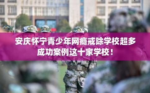 安庆怀宁青少年网瘾戒除学校超多成功案例这十家学校！