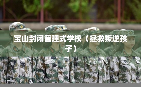 宝山封闭管理式学校(拯救叛逆孩子) 宝山封闭管理式学校(拯救叛逆孩子)