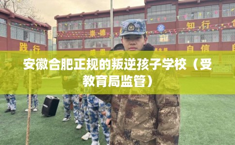 安徽合肥正规的叛逆孩子学校（受教育局监管）