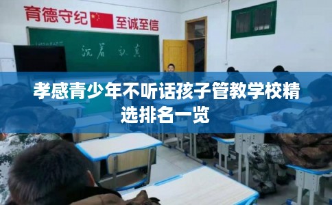 孝感青少年不听话孩子管教学校精选排名一览