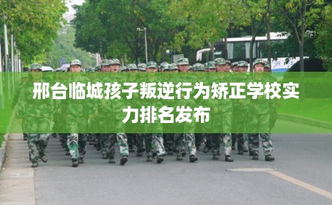 邢台临城孩子叛逆行为矫正学校实力排名发布