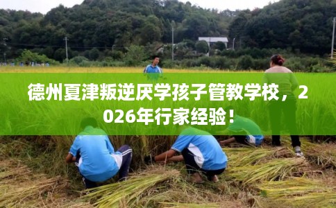 德州夏津叛逆厌学孩子管教学校,2026年行家经验! 德州夏津叛逆厌学孩子管教学校,2026年行家经验!