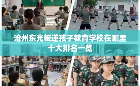 沧州东光叛逆孩子教育学校在哪里十大排名一览