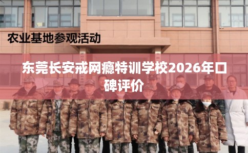 东莞长安戒网瘾特训学校2026年口碑评价