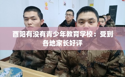 酉阳有没有青少年教育学校：受到各地家长好评