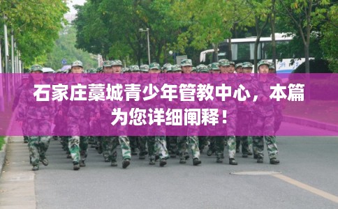 石家庄藁城青少年管教中心，本篇为您详细阐释！