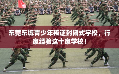 东莞东城青少年叛逆封闭式学校，行家经验这十家学校！