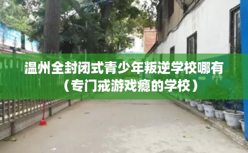 温州全封闭式青少年叛逆学校哪有（专门戒游戏瘾的学校）