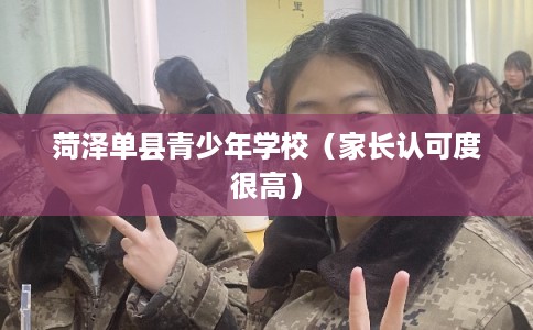 菏泽单县青少年学校（家长认可度很高）