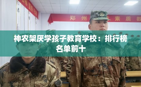 神农架厌学孩子教育学校：排行榜名单前十