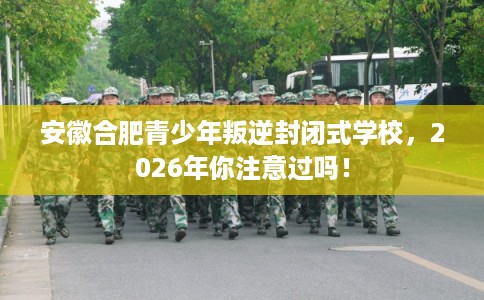 安徽合肥青少年叛逆封闭式学校,2026年你注意过吗! 安徽合肥青少年叛逆封闭式学校,2026年你注意过吗!