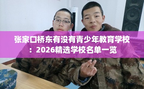 张家口桥东有没有青少年教育学校：2026精选学校名单一览