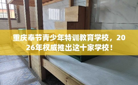重庆奉节青少年特训教育学校，2026年权威推出这十家学校！