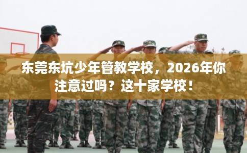 东莞东坑少年管教学校，2026年你注意过吗？这十家学校！