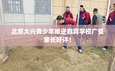 北京大兴青少年叛逆教育学校广受家长好评! 北京大兴青少年叛逆教育学校广受家长好评!