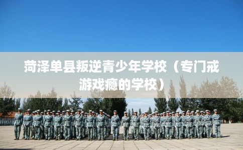 菏泽单县叛逆青少年学校(专门戒游戏瘾的学校) 菏泽单县叛逆青少年学校(专门戒游戏瘾的学校)