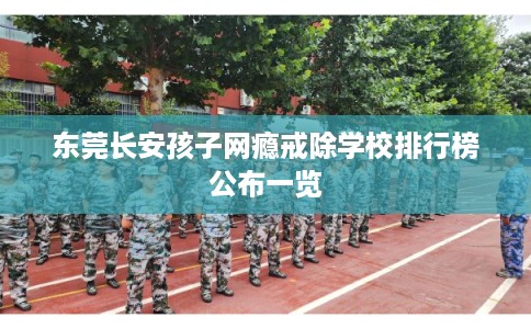 东莞长安孩子网瘾戒除学校排行榜公布一览
