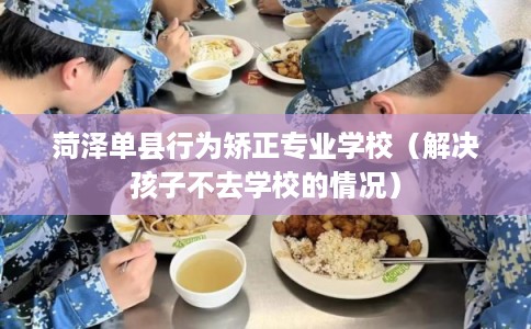 菏泽单县行为矫正专业学校（解决孩子不去学校的情况）