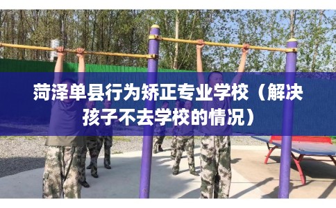 菏泽单县行为矫正专业学校（解决孩子不去学校的情况）