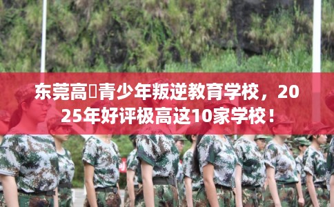 东莞高埗青少年叛逆教育学校，2025年好评极高这10家学校！