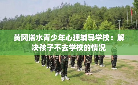 黄冈浠水青少年心理辅导学校：解决孩子不去学校的情况