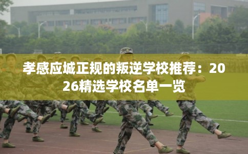 孝感应城正规的叛逆学校推荐：2026精选学校名单一览