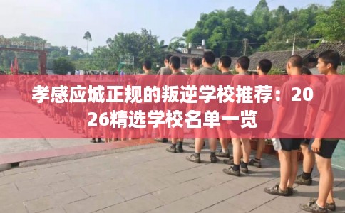 孝感应城正规的叛逆学校推荐：2026精选学校名单一览