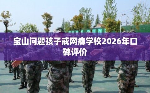宝山问题孩子戒网瘾学校2026年口碑评价