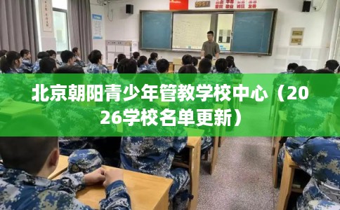 北京朝阳青少年管教学校中心（2026学校名单更新）
