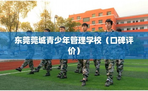 东莞莞城青少年管理学校（口碑评价）