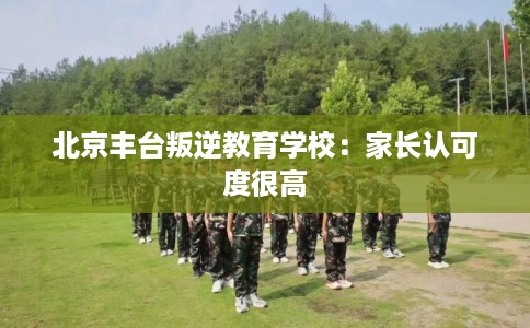北京丰台叛逆教育学校：家长认可度很高