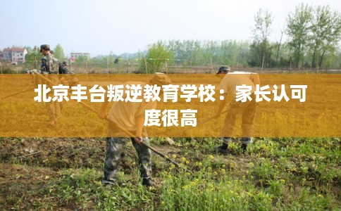 北京丰台叛逆教育学校：家长认可度很高