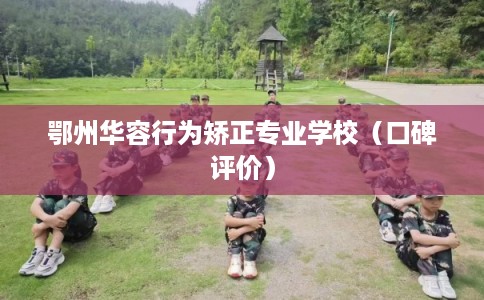 鄂州华容行为矫正专业学校（口碑评价）
