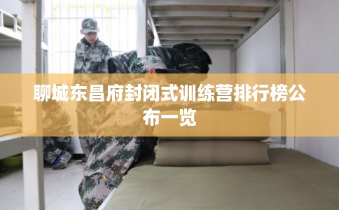 聊城东昌府封闭式训练营排行榜公布一览