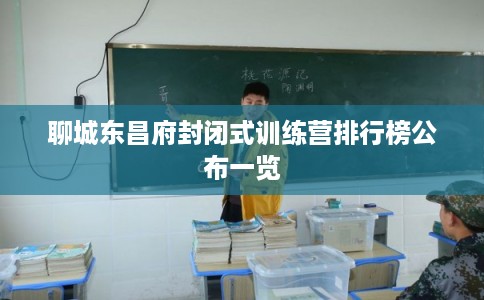 聊城东昌府封闭式训练营排行榜公布一览