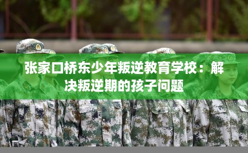 张家口桥东少年叛逆教育学校：解决叛逆期的孩子问题