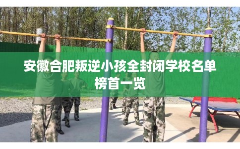 安徽合肥叛逆小孩全封闭学校名单榜首一览