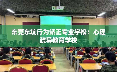 东莞东坑行为矫正专业学校：心理疏导教育学校