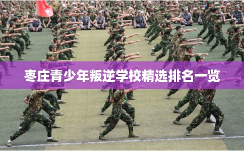 枣庄青少年叛逆学校精选排名一览
