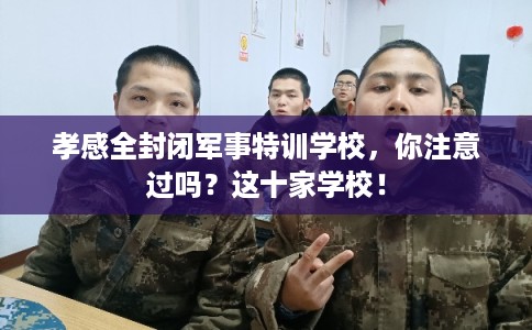 孝感全封闭军事特训学校，你注意过吗？这十家学校！