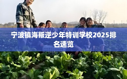 宁波镇海叛逆少年特训学校2025排名速览