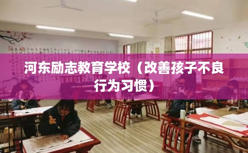 河东励志教育学校（改善孩子不良行为习惯）