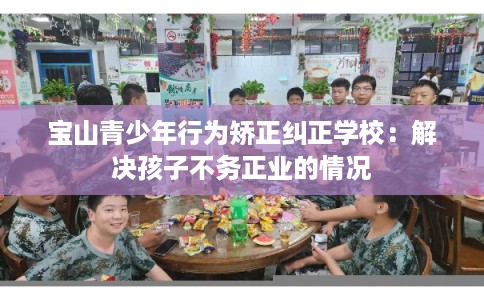 宝山青少年行为矫正纠正学校：解决孩子不务正业的情况