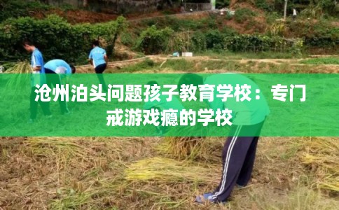 沧州泊头问题孩子教育学校：专门戒游戏瘾的学校