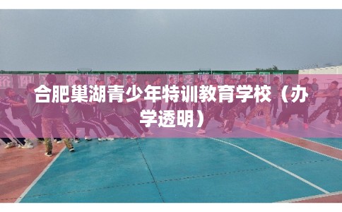 合肥巢湖青少年特训教育学校（办学透明）