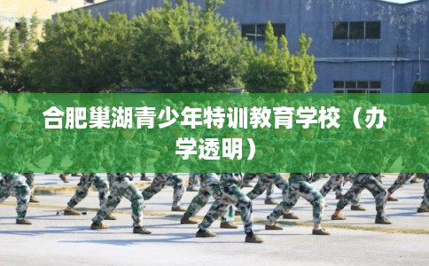 合肥巢湖青少年特训教育学校（办学透明）