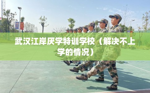 武汉江岸厌学特训学校（解决不上学的情况）