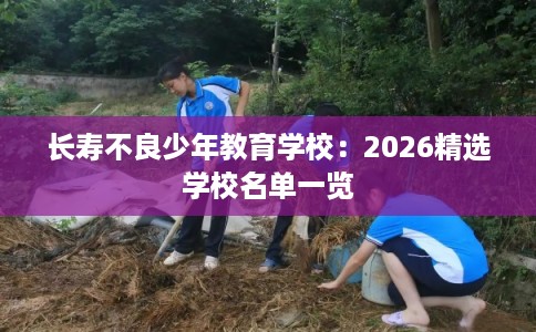 长寿不良少年教育学校：2026精选学校名单一览